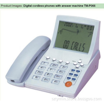 Digital cordless phones with answer machine
